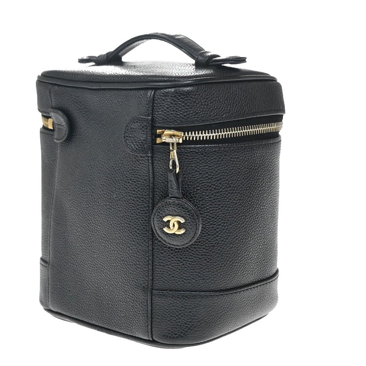 Chanel Chanel Vintage Timeless Cosmetic Case Caviar Size ONE SIZE - 4 Thumbnail