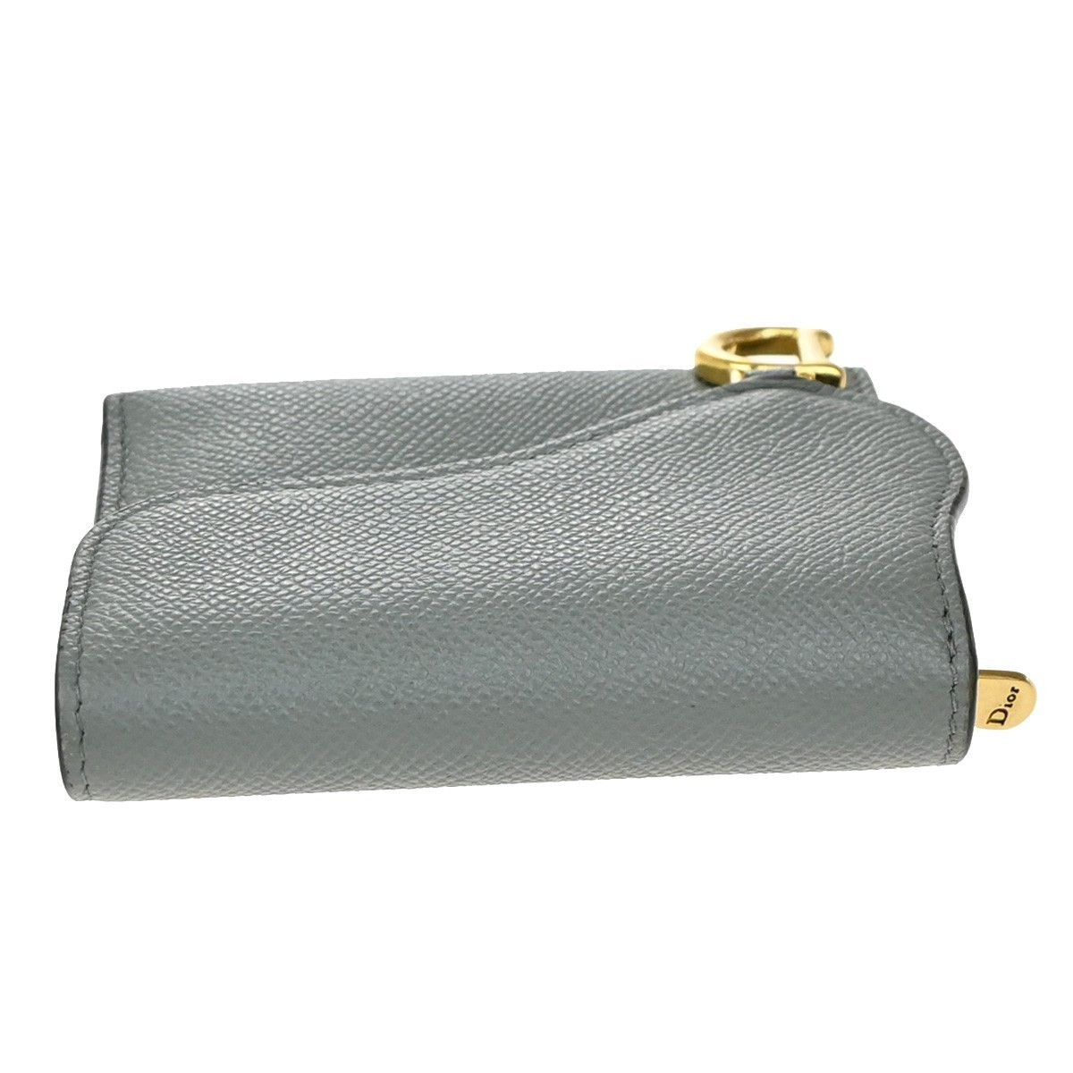 Dior Christian Dior Saddle Trifold Flap Wallet Leather Size ONE SIZE - 12 Thumbnail