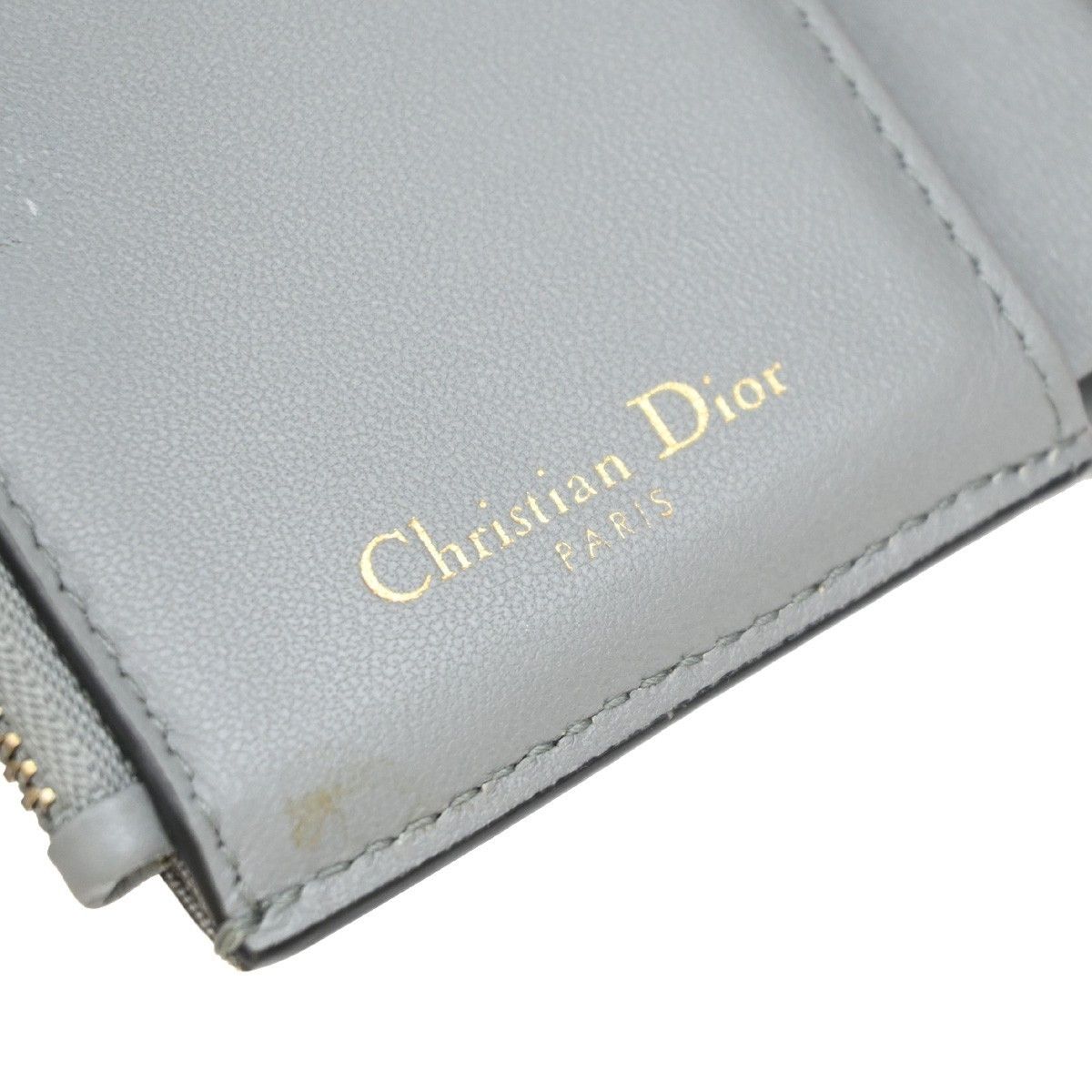 Dior Christian Dior Saddle Trifold Flap Wallet Leather Size ONE SIZE - 6 Thumbnail
