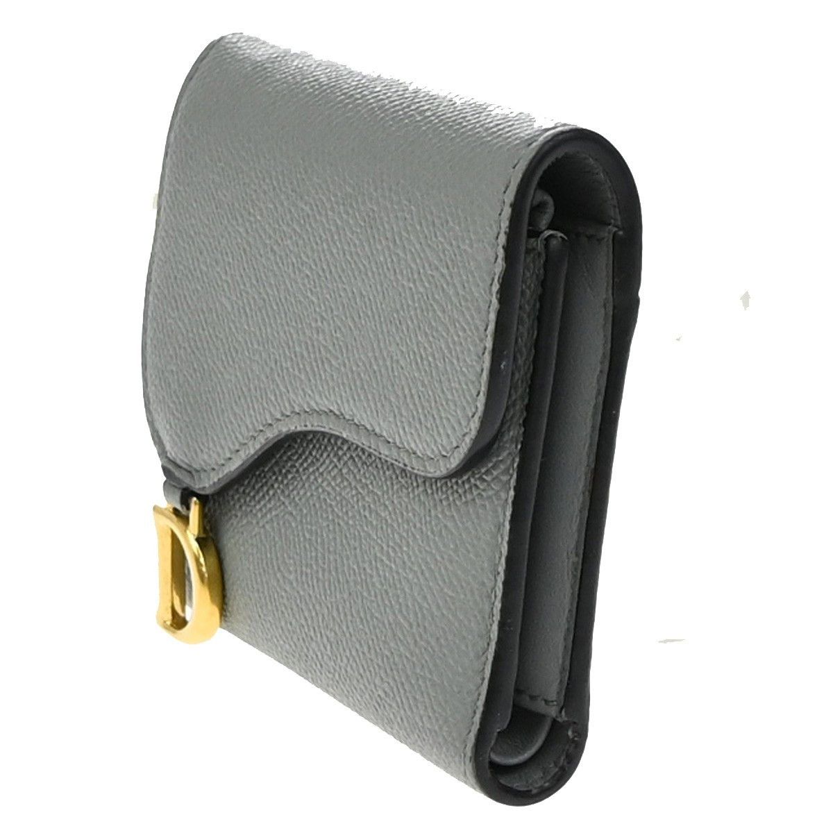 Dior Christian Dior Saddle Trifold Flap Wallet Leather Size ONE SIZE - 3 Thumbnail