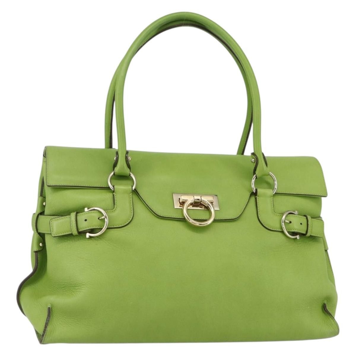 Salvatore Ferragamo Salvatore Ferragamo Virna Satchel Leather Size ONE SIZE - 24 Thumbnail