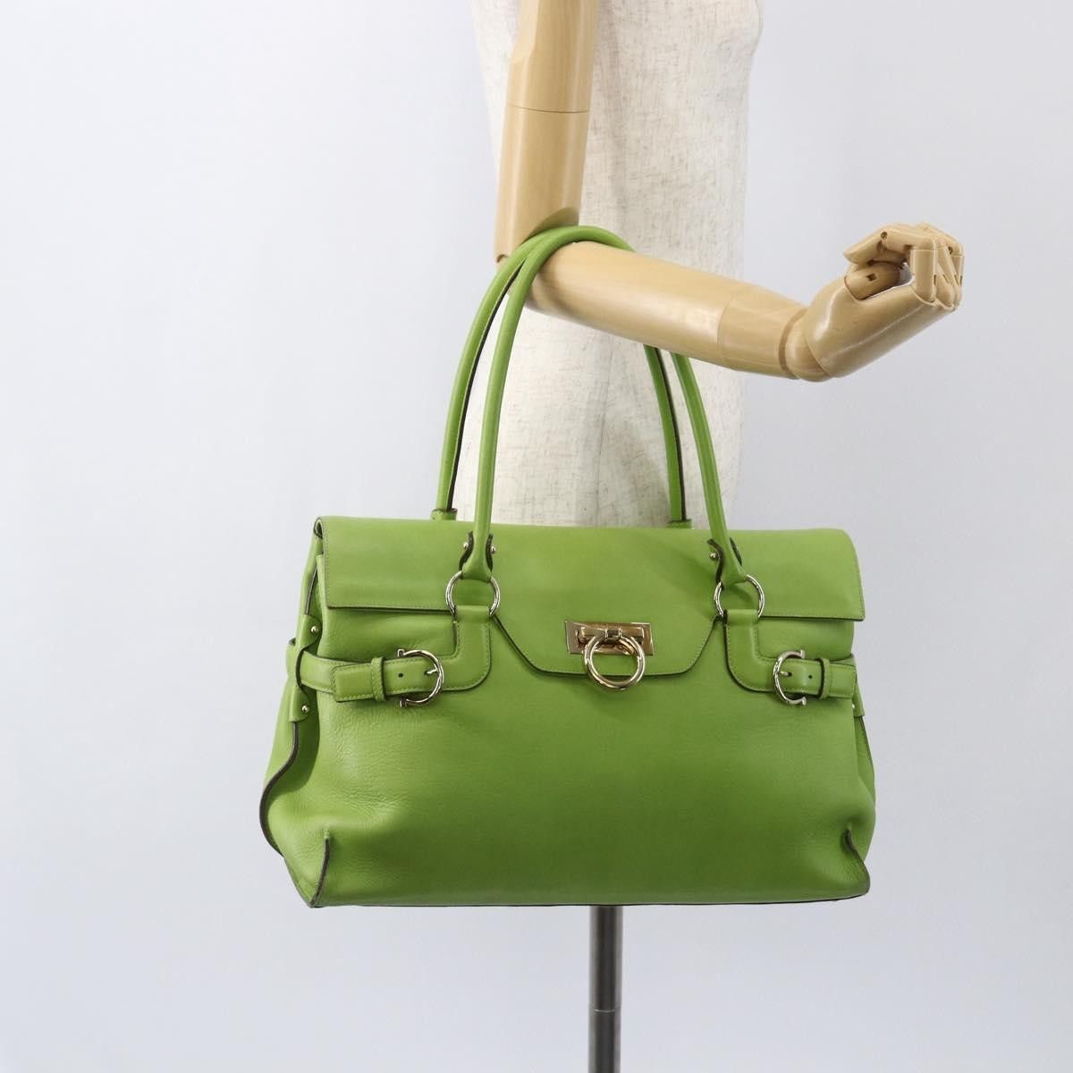 Salvatore Ferragamo Salvatore Ferragamo Virna Satchel Leather Size ONE SIZE - 15 Thumbnail