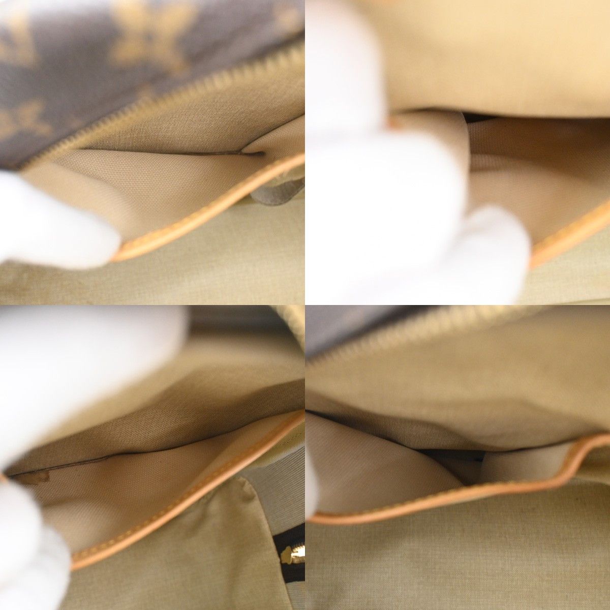 Louis Vuitton Louis Vuitton Deauville Handbag Monogram Canvas Size ONE SIZE - 17 Thumbnail