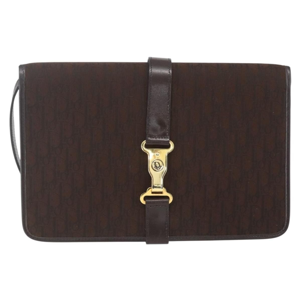 Dior Christian Dior Vintage Trotter Shoulder Bag Canvas Size ONE SIZE - 20 Thumbnail