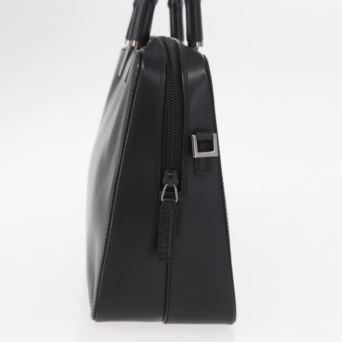 Gucci Gucci Vintage Bamboo Handle Bag Leather Size ONE SIZE - 4 Thumbnail