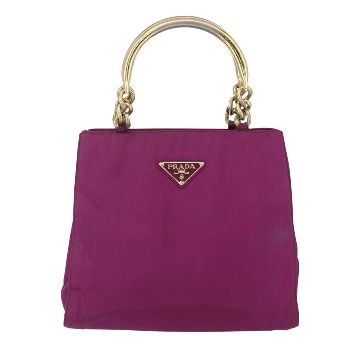 Prada Prada Metal Handles Tote Tessuto Size ONE SIZE - 15 Thumbnail