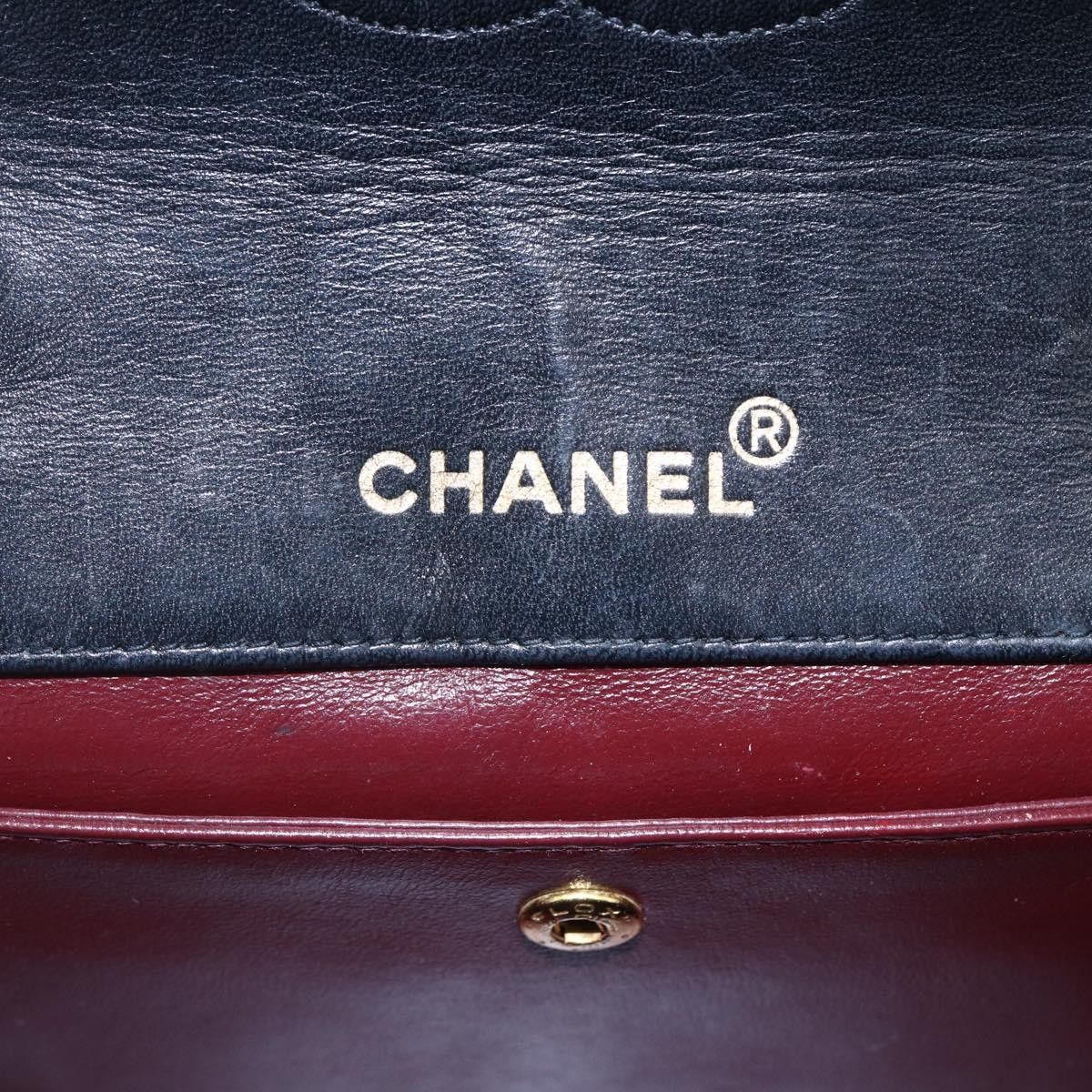 Chanel Chanel Vintage Flap Bag Quilted Lambskin Size ONE SIZE - 6 Thumbnail