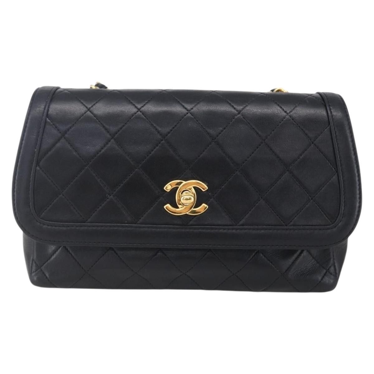 Chanel Chanel Vintage Flap Bag Quilted Lambskin Size ONE SIZE - 18 Thumbnail