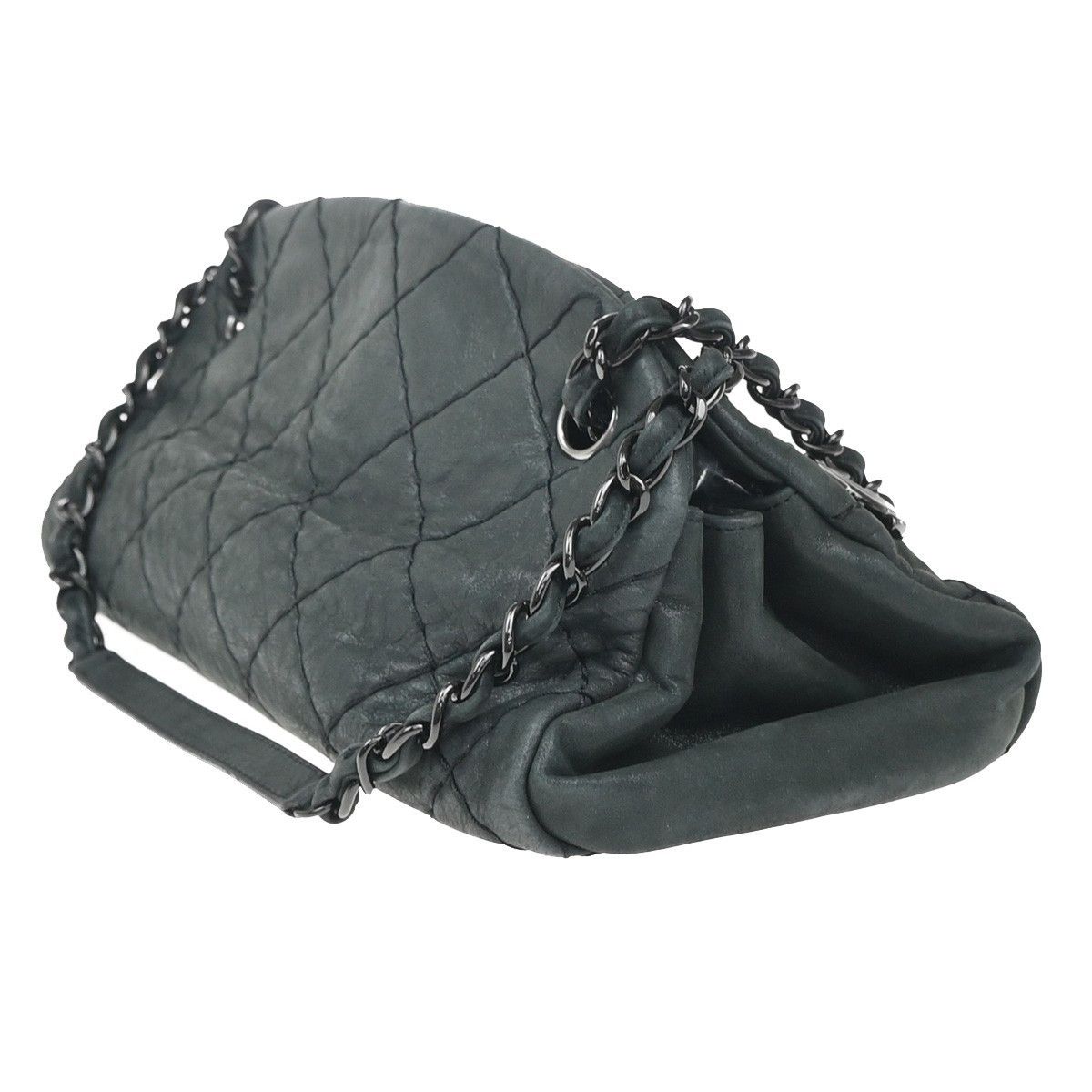 Chanel Chanel Just Mademoiselle Bag Quilted Iridescent Leather Size ONE SIZE - 4 Thumbnail