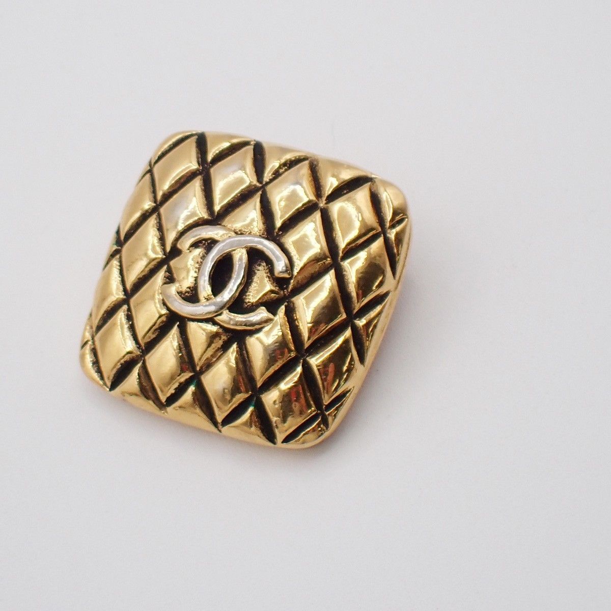 Chanel Chanel Vintage CC Square Clip-On Earrings Metal Size ONE SIZE - 10 Thumbnail