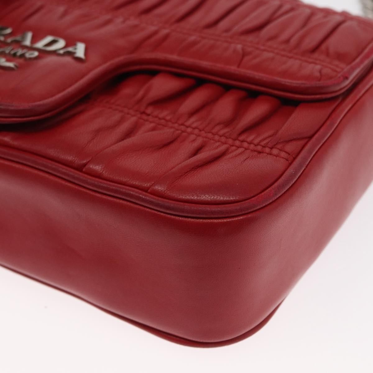 Prada Prada Gaufre Chain Flap Shoulder Bag Nappa Leather Size ONE SIZE - 9 Thumbnail