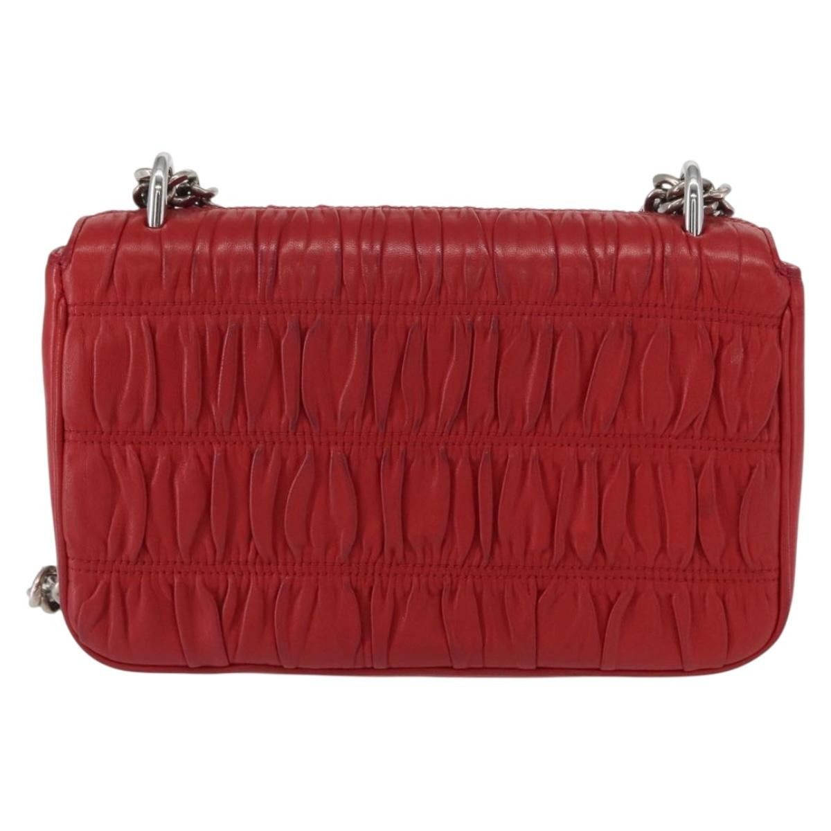 Prada Prada Gaufre Chain Flap Shoulder Bag Nappa Leather Size ONE SIZE - 2 Thumbnail