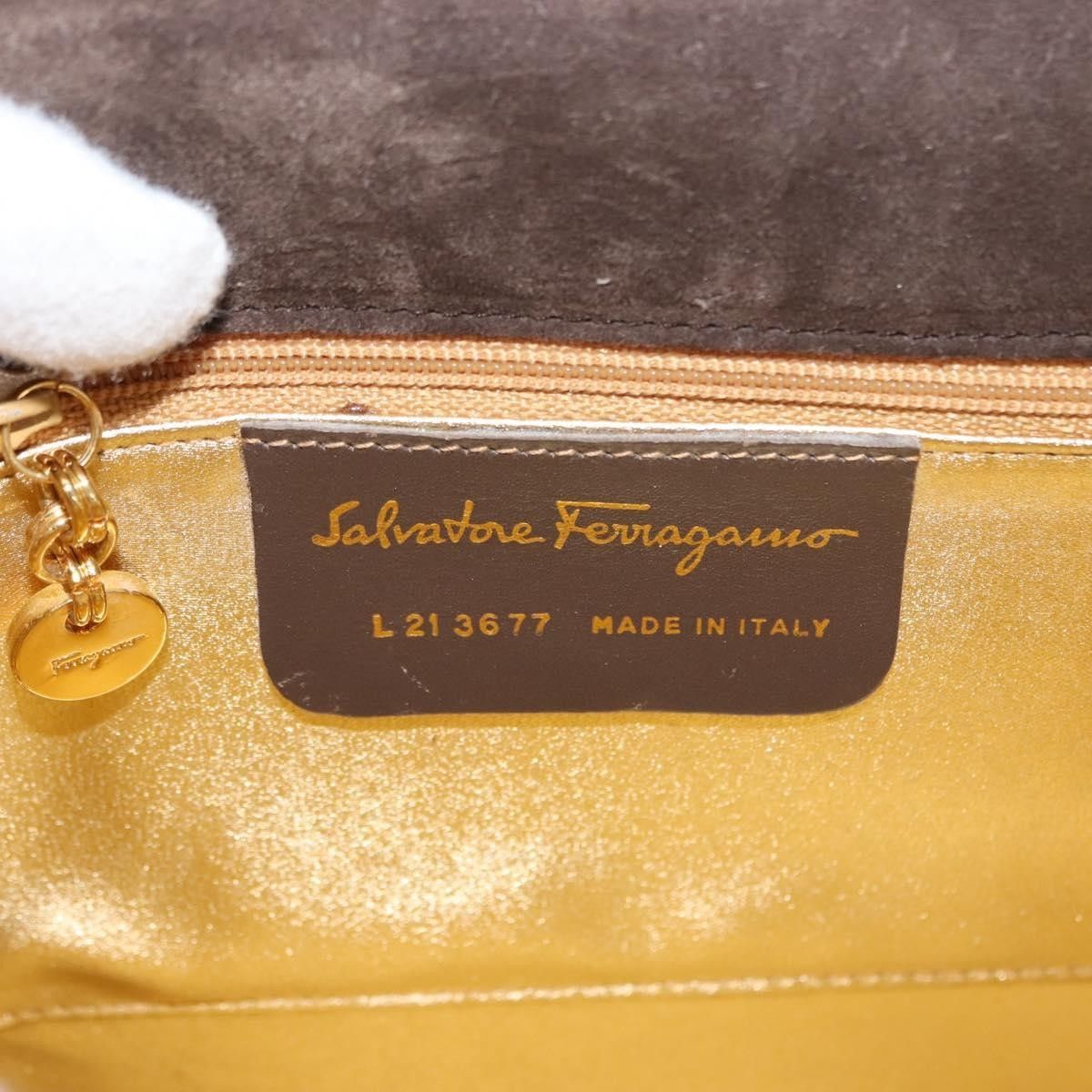 Salvatore Ferragamo Salvatore Ferragamo Vintage Handbag Suede Size ONE SIZE - 6 Thumbnail