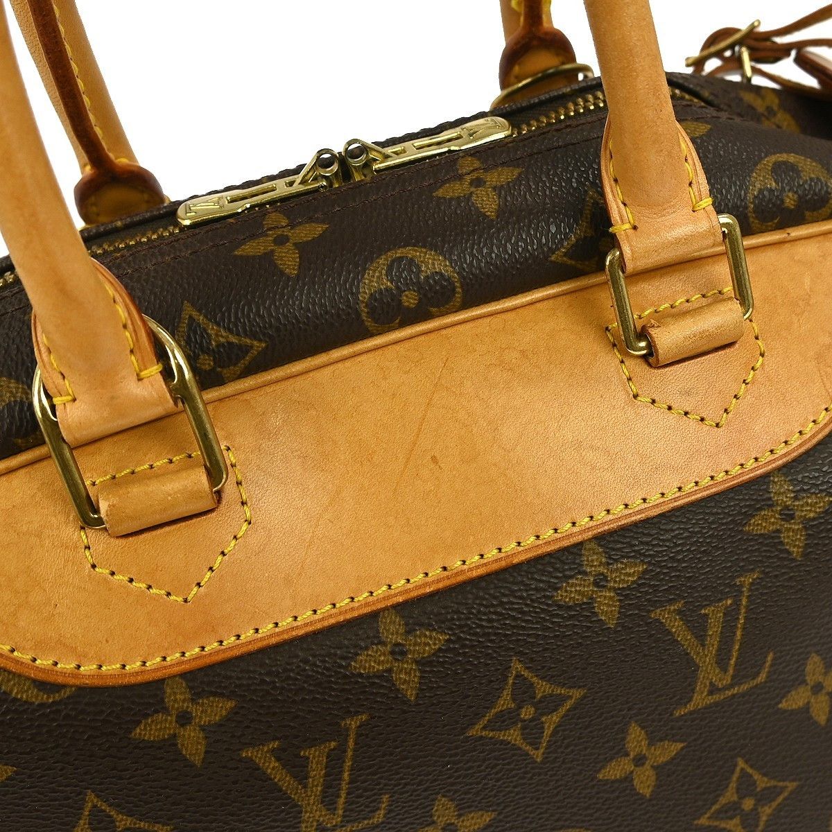 Louis Vuitton Louis Vuitton Deauville Handbag Monogram Canvas Size ONE SIZE - 7 Thumbnail