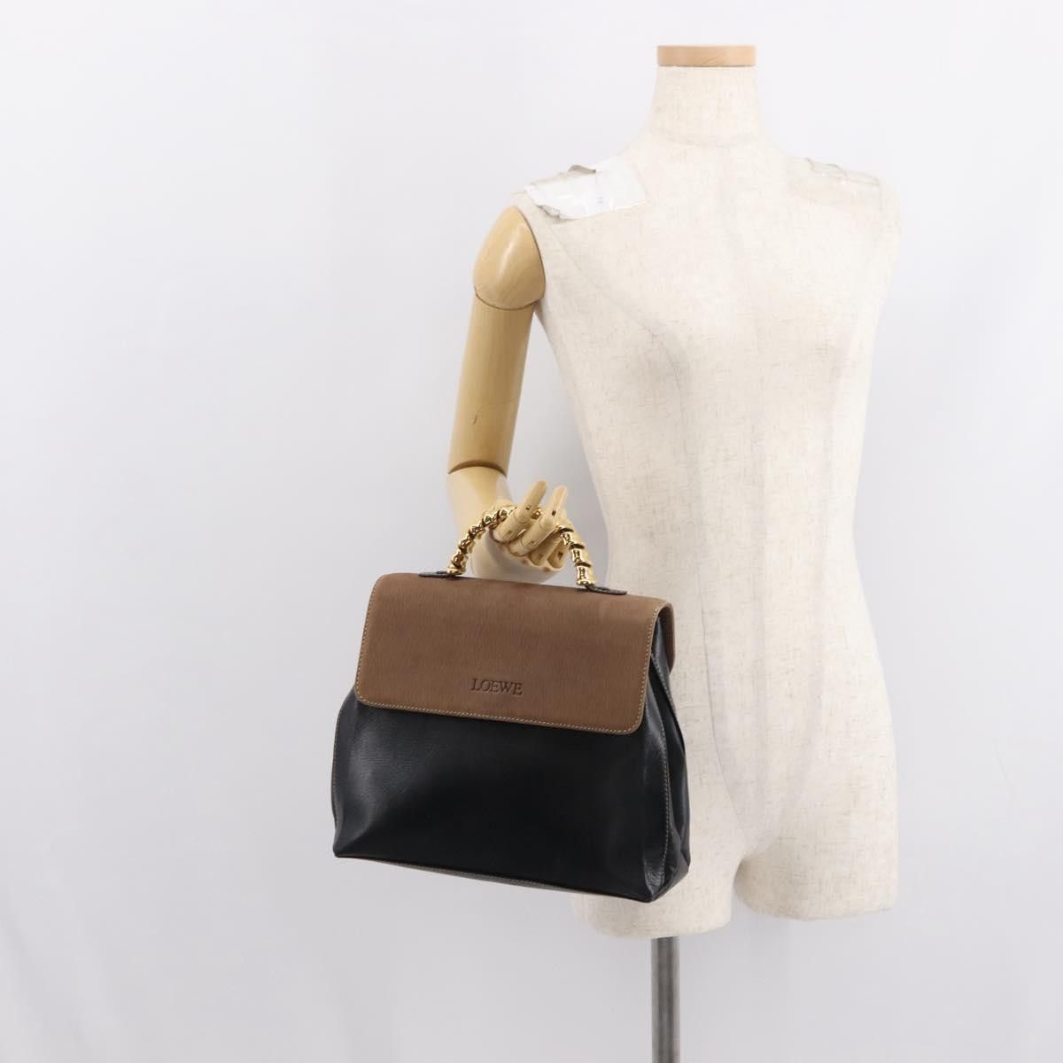 Loewe Loewe Vintage Velazquez Top Handle Bag Leather Size ONE SIZE - 12 Thumbnail