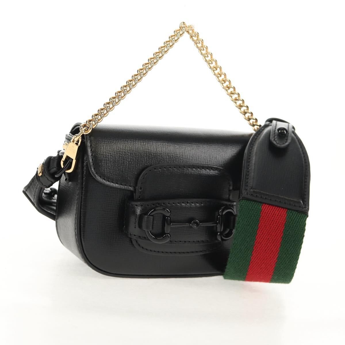 Gucci Gucci Vintage Horsebit Shoulder bag Leather Size ONE SIZE - 16 Thumbnail