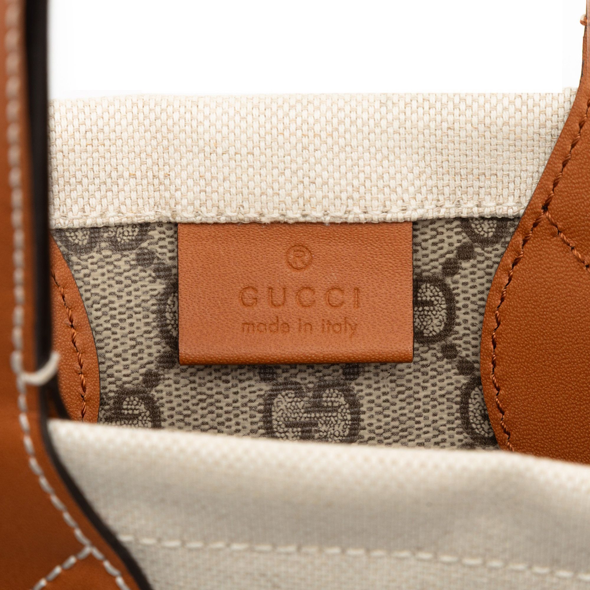 Gucci Gucci Medium Canvas Logo Tote Size ONE SIZE - 6 Thumbnail