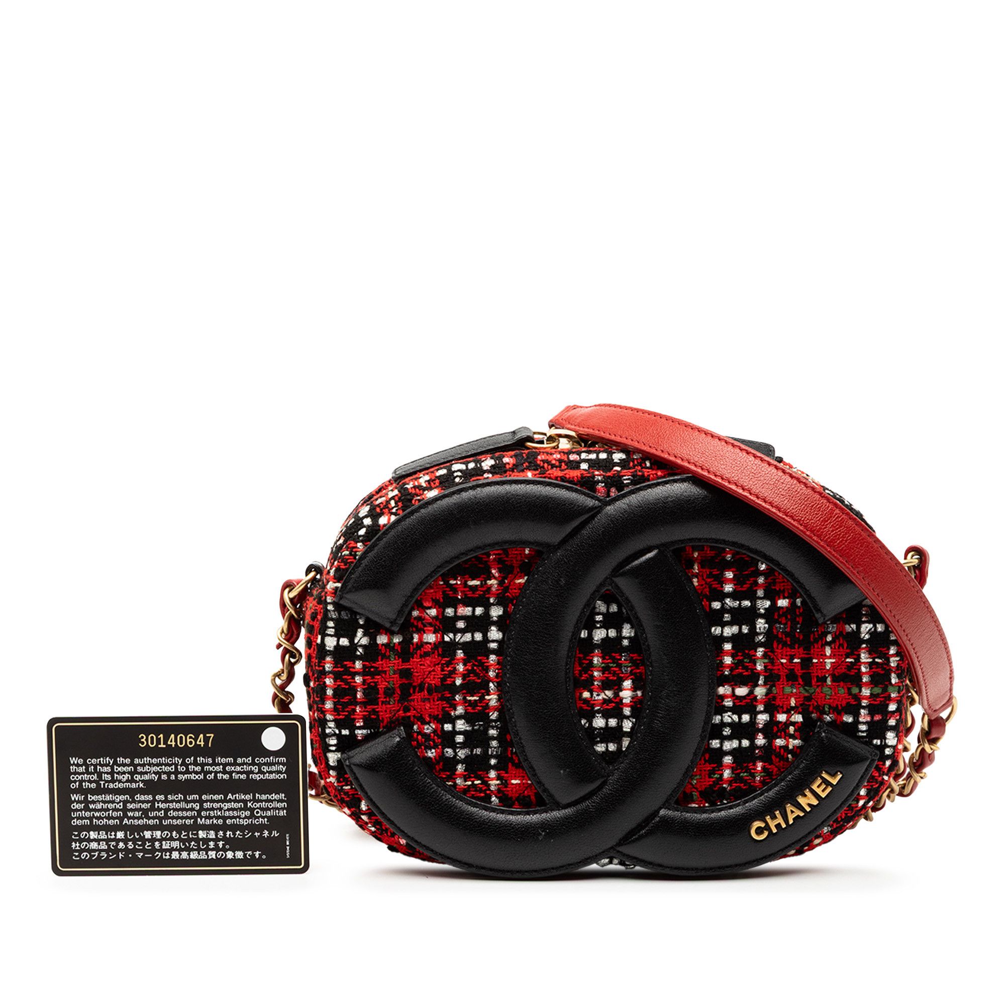 Chanel Chanel Tweed and Lambskin Coco Midnight Camera Bag Size ONE SIZE - 8 Thumbnail