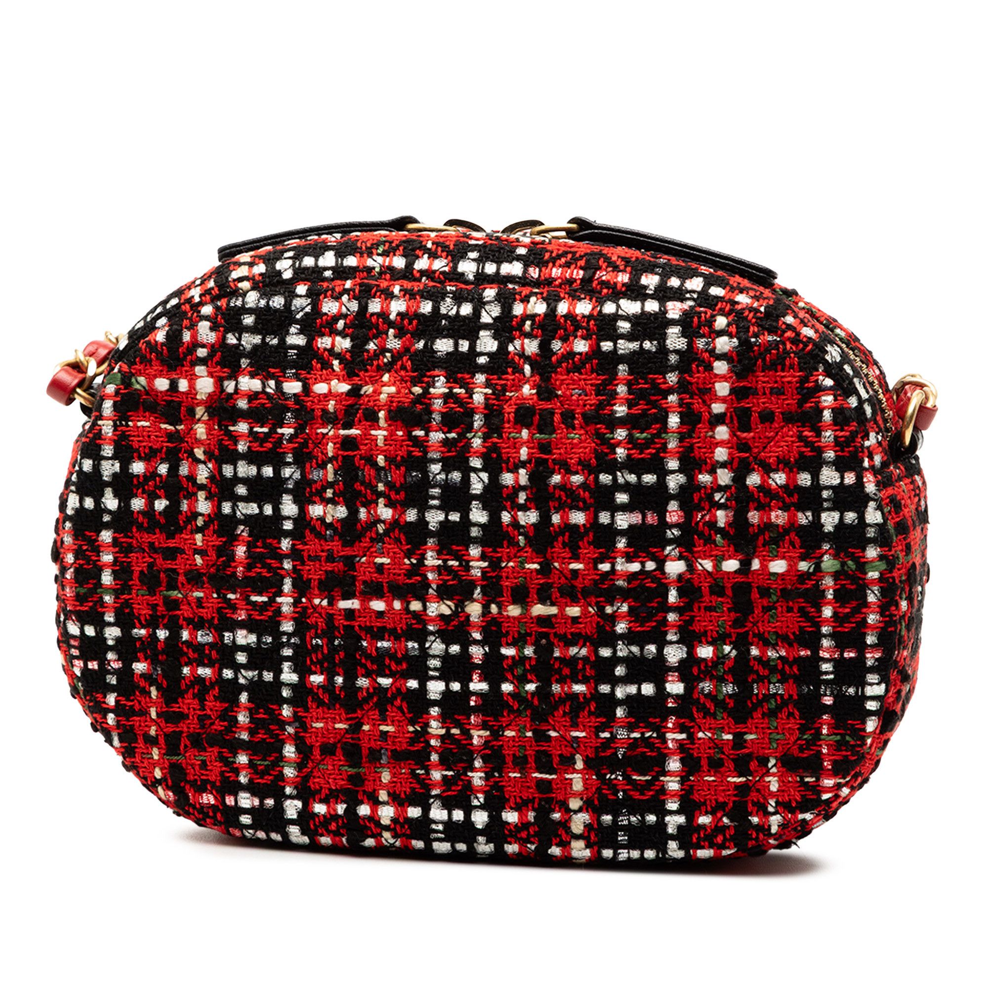 Chanel Chanel Tweed and Lambskin Coco Midnight Camera Bag Size ONE SIZE - 2 Thumbnail