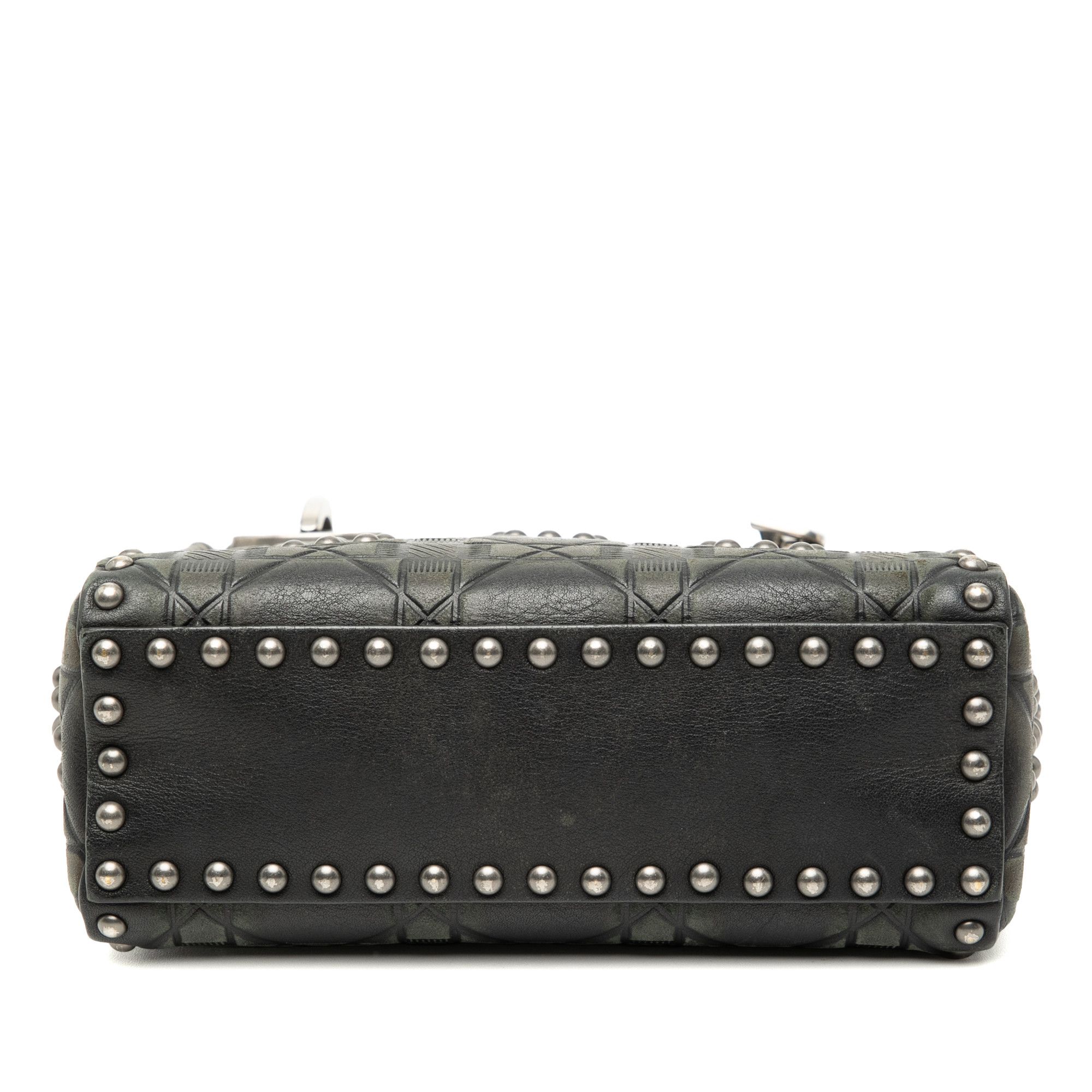 Dior Dior Mini Calfskin Cannage Studded Flower Lady Dior Size ONE SIZE - 3 Thumbnail
