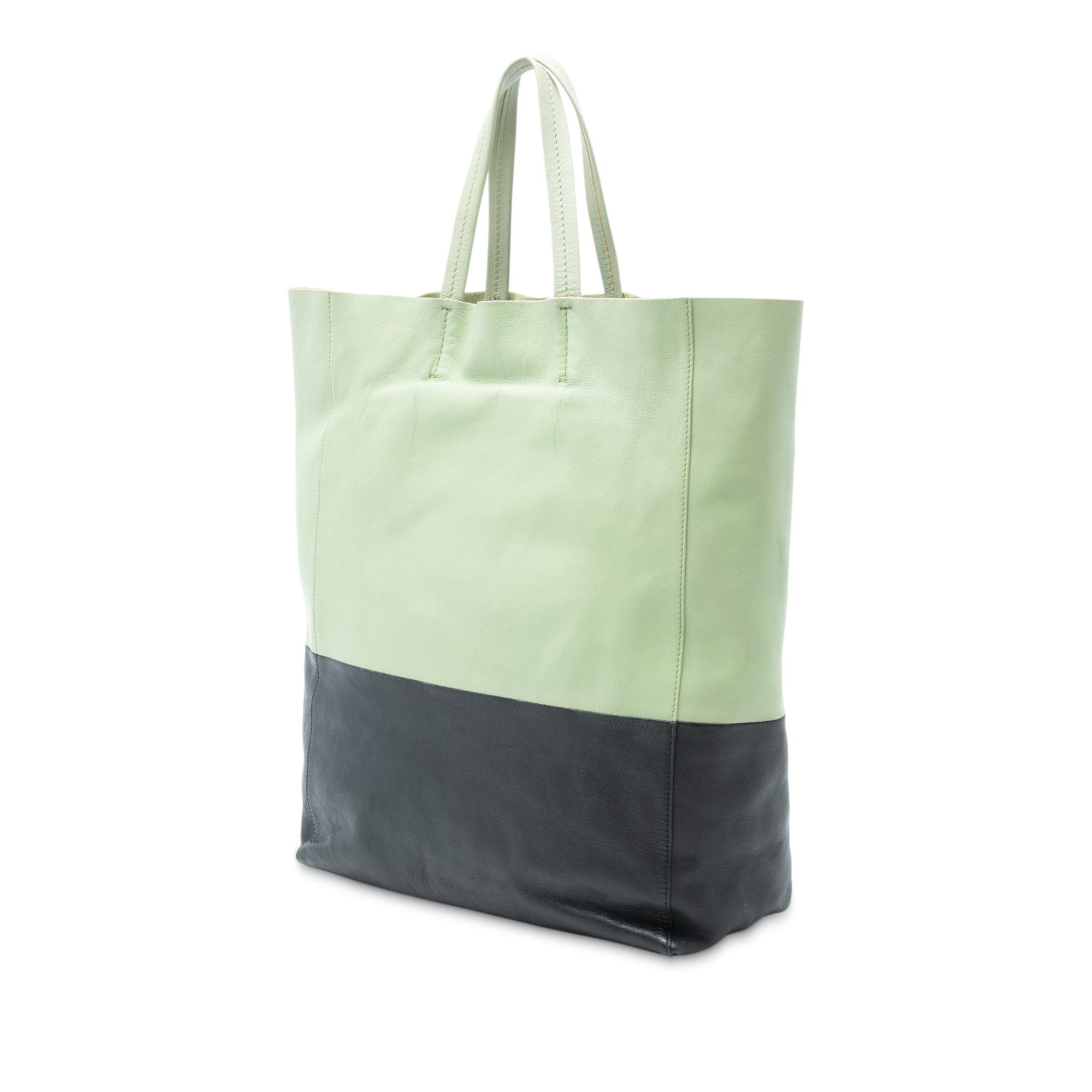 Celine Celine Bicolor Leather Vertical Cabas Tote Size ONE SIZE - 2 Thumbnail