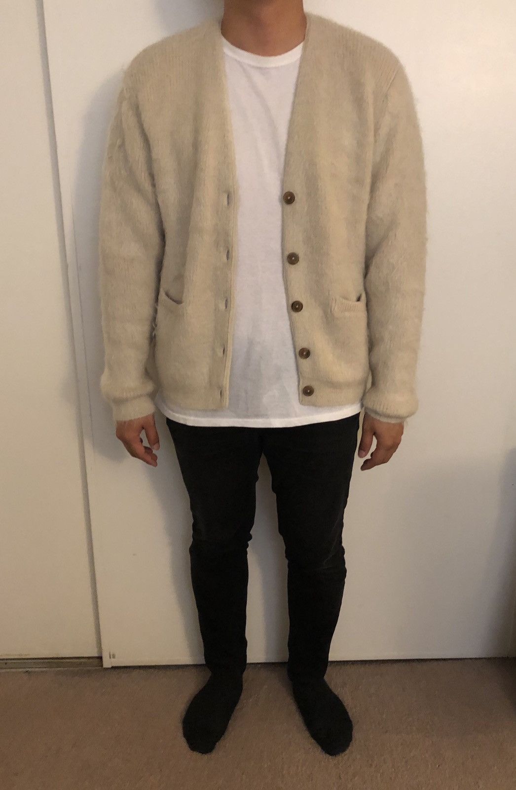 Maison Margiela Mohair Oversized Slouchy Fuzzy Cardigan Cobain Size US M / EU 48-50 / 2 - 7 Thumbnail