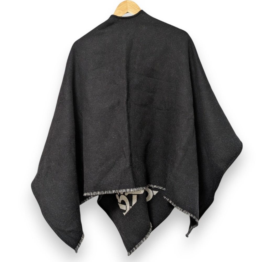 Burberry Burberry Burberry TB Logo Wool Cape Cotton Shawl DUTY FREE for USA Size ONE SIZE - 3 Thumbnail