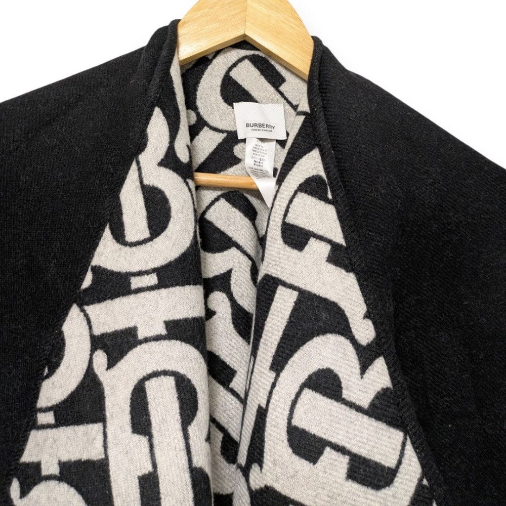 Burberry Burberry Burberry TB Logo Wool Cape Cotton Shawl DUTY FREE for USA Size ONE SIZE - 5 Thumbnail