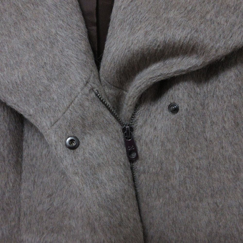 Other Other Cole Haan Alpaca Big Collar Shaggy Coat Natural Material Outerwear DUTY FREE for USA Size ONE SIZE - 5 Thumbnail