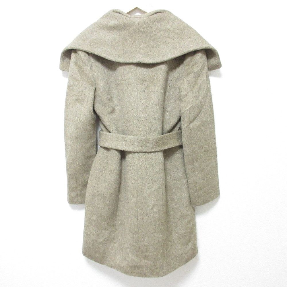 Other Other Cole Haan Alpaca Big Collar Shaggy Coat Natural Material Outerwear DUTY FREE for USA Size ONE SIZE - 2 Thumbnail