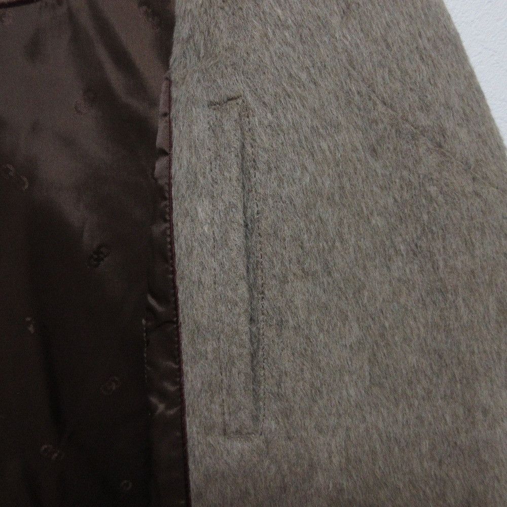 Other Other Cole Haan Alpaca Big Collar Shaggy Coat Natural Material Outerwear DUTY FREE for USA Size ONE SIZE - 4 Thumbnail