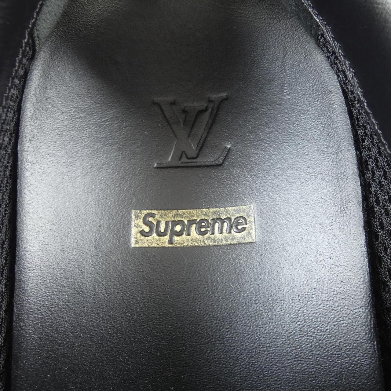 Louis Vuitton Louis Vuitton Louis Vuitton Run Away Supreme Sneakers Leather Shoes DUTY FREE for USA Size ONE SIZE - 6 Thumbnail