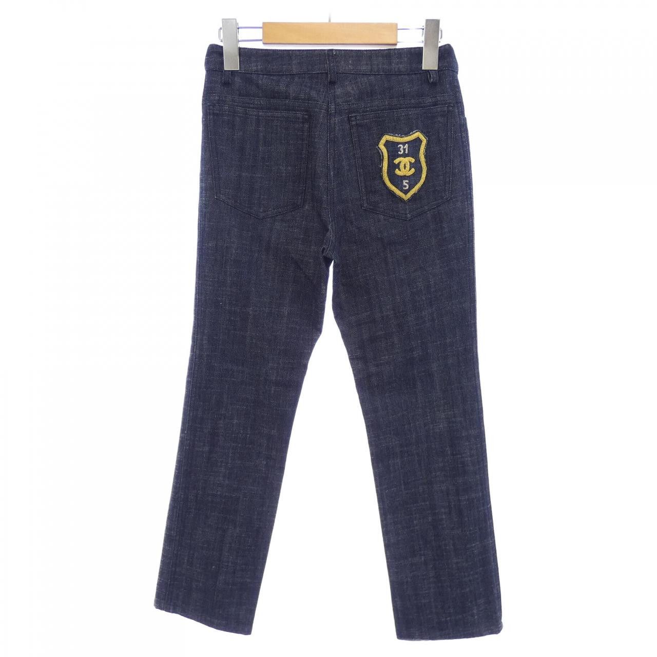 Chanel Chanel Chanel Jeans Denim Jeans P25298V16033 05C DUTY FREE for USA Size ONE SIZE - 2 Thumbnail