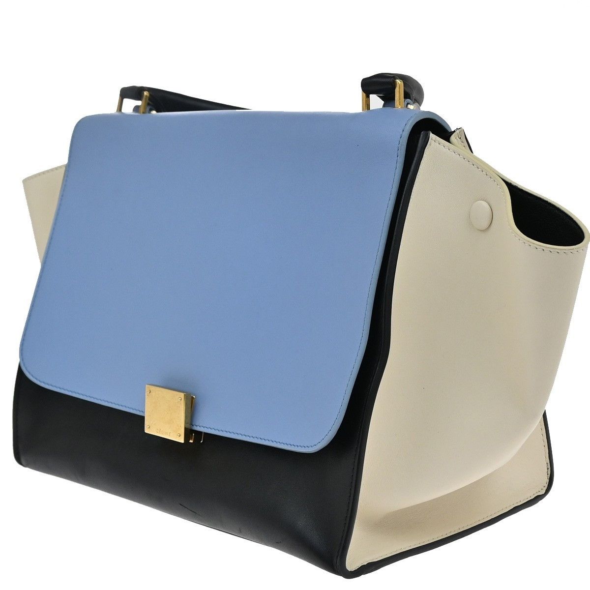 Celine Celine Tricolor Trapeze Bag Leather Size ONE SIZE - 3 Thumbnail