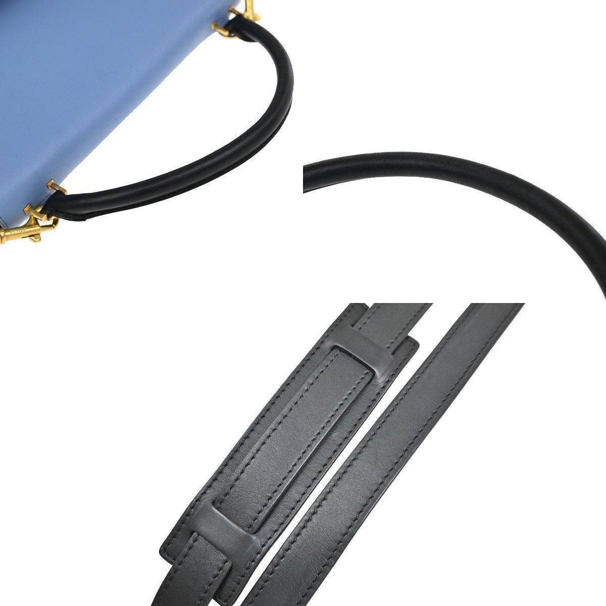 Celine Celine Tricolor Trapeze Bag Leather Size ONE SIZE - 7 Thumbnail