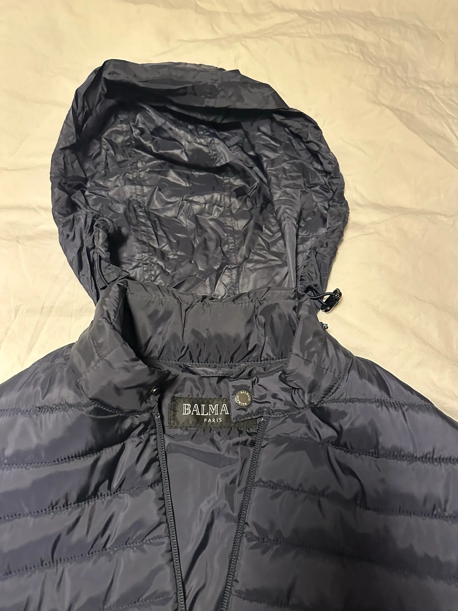 Balmain Balmain Balmain paneled wool knit Down Jacket Size US M / EU 48-50 / 2 - 2 Thumbnail