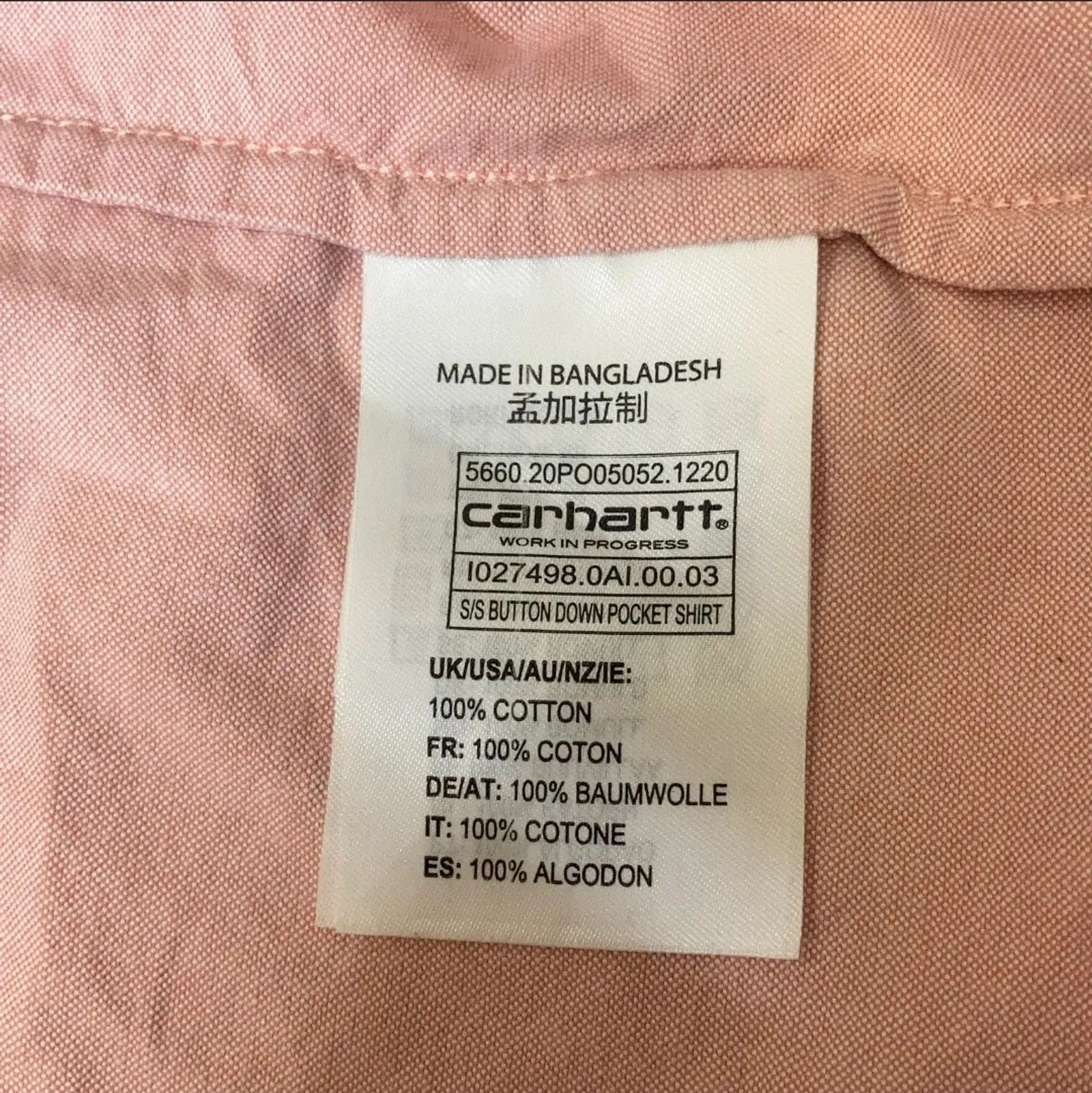Carhartt Carhartt Shirt Size US M / EU 48-50 / 2 - 3 Thumbnail