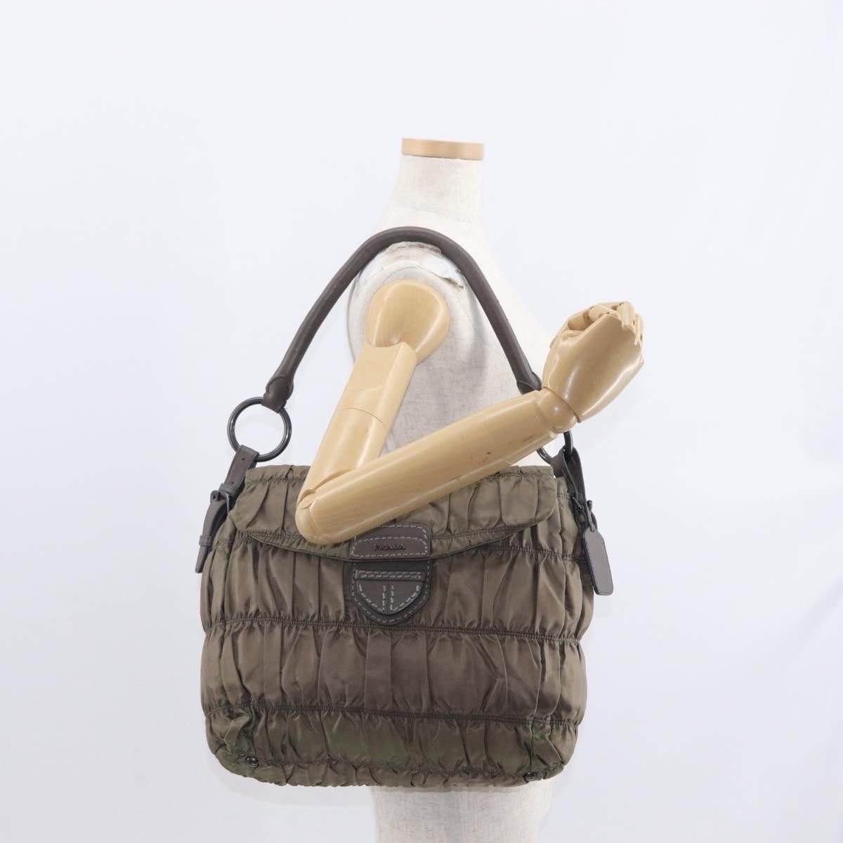 Prada Prada Gaufre Convertible Hobo Tessuto Size ONE SIZE - 16 Thumbnail