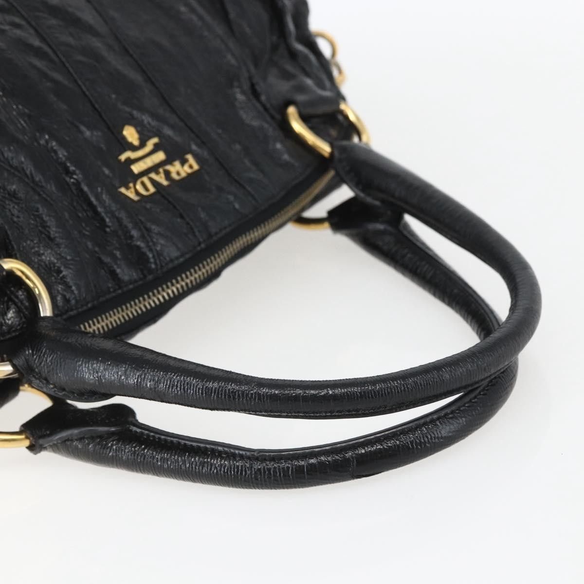 Prada Prada Waves Hobo Leather and Tessuto Size ONE SIZE - 8 Thumbnail