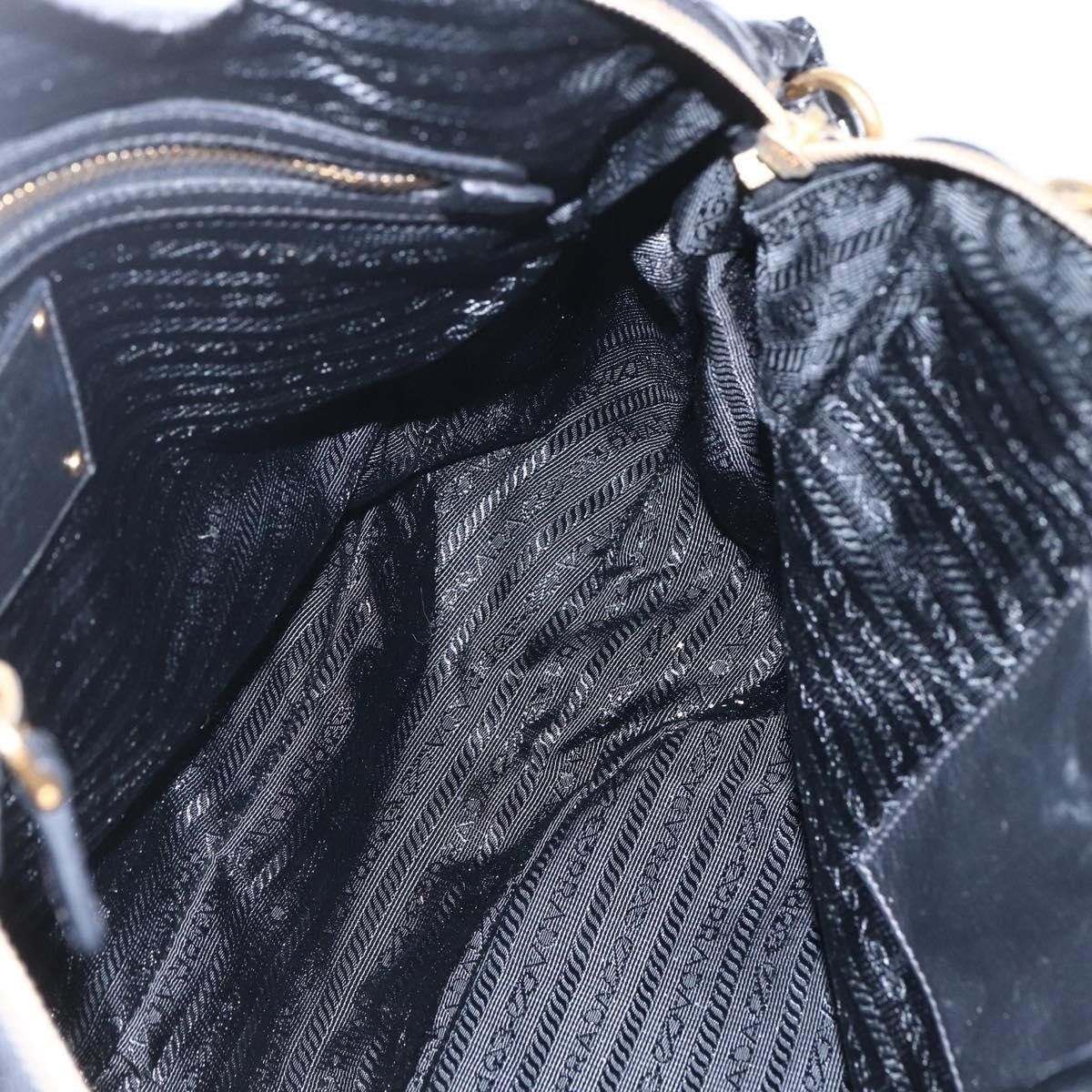 Prada Prada Waves Hobo Leather and Tessuto Size ONE SIZE - 19 Thumbnail