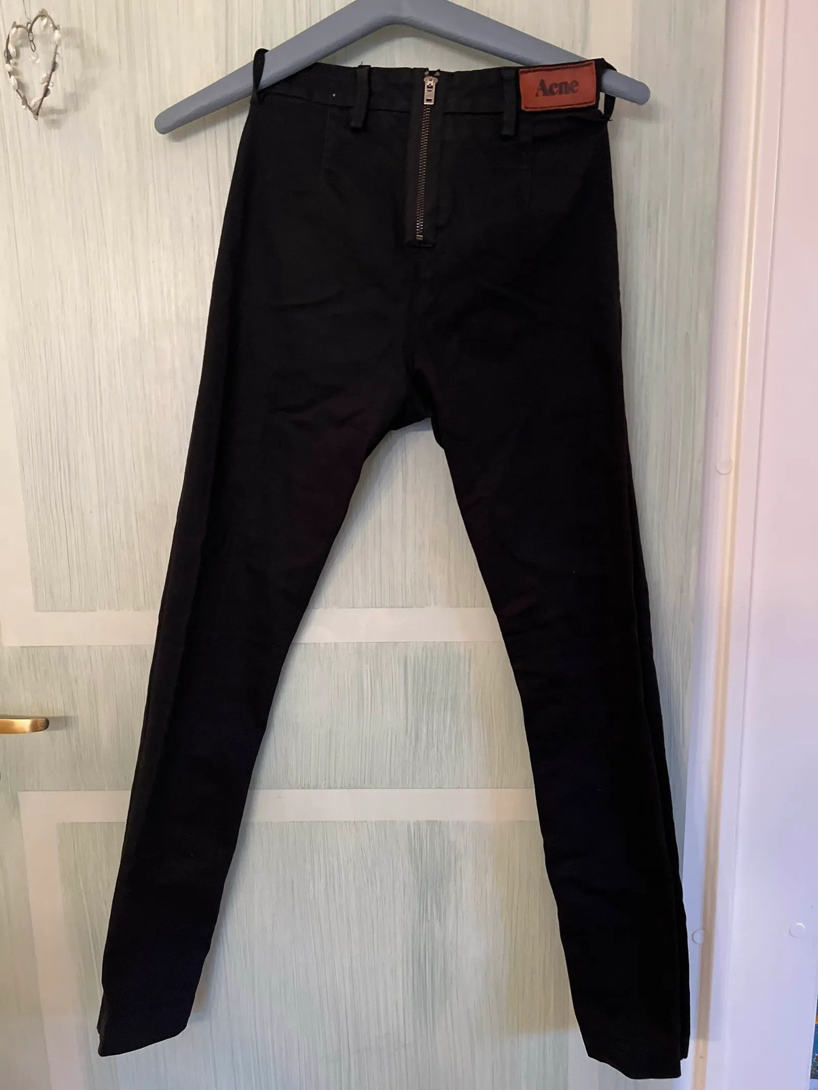 Acne Studios Acne Studios SKIN WET BLACK Pants Size 27" / US 4 / IT 40 - 4 Thumbnail