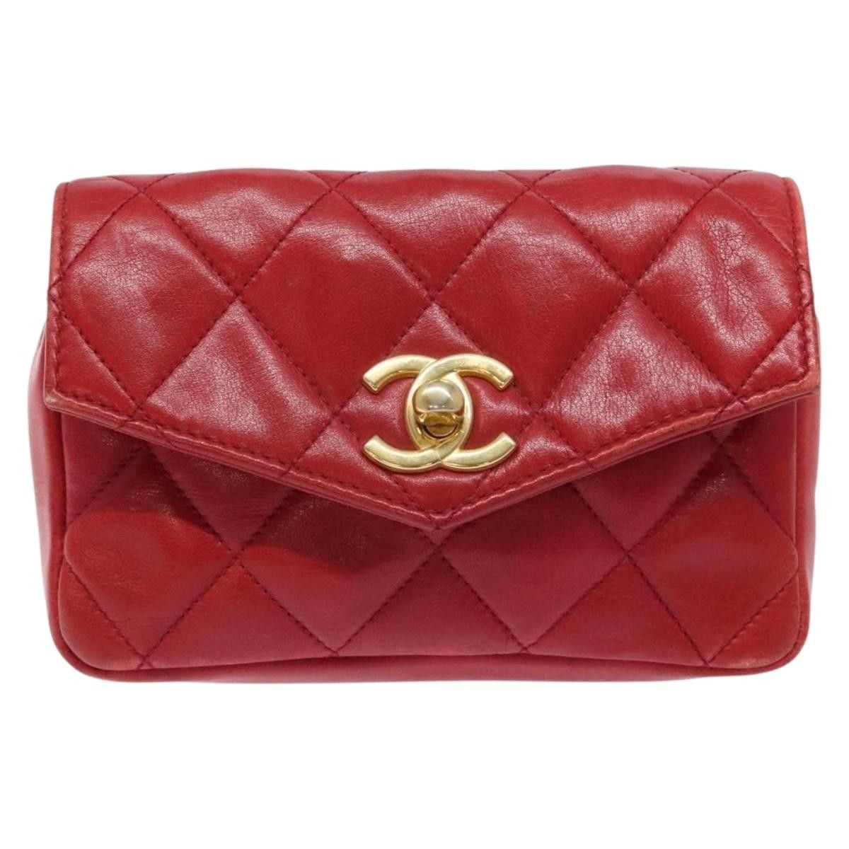 Chanel Chanel Vintage CC Flap Waist Bag Quilted Leather Size ONE SIZE - 13 Thumbnail