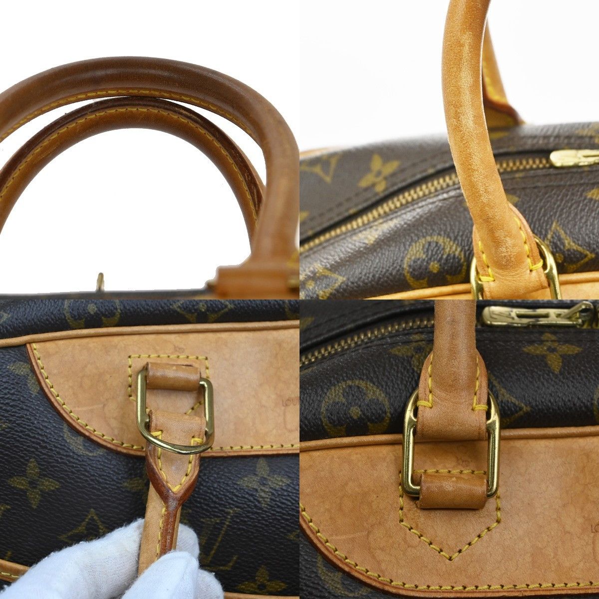 Louis Vuitton Louis Vuitton Deauville Handbag Monogram Canvas Size ONE SIZE - 12 Thumbnail