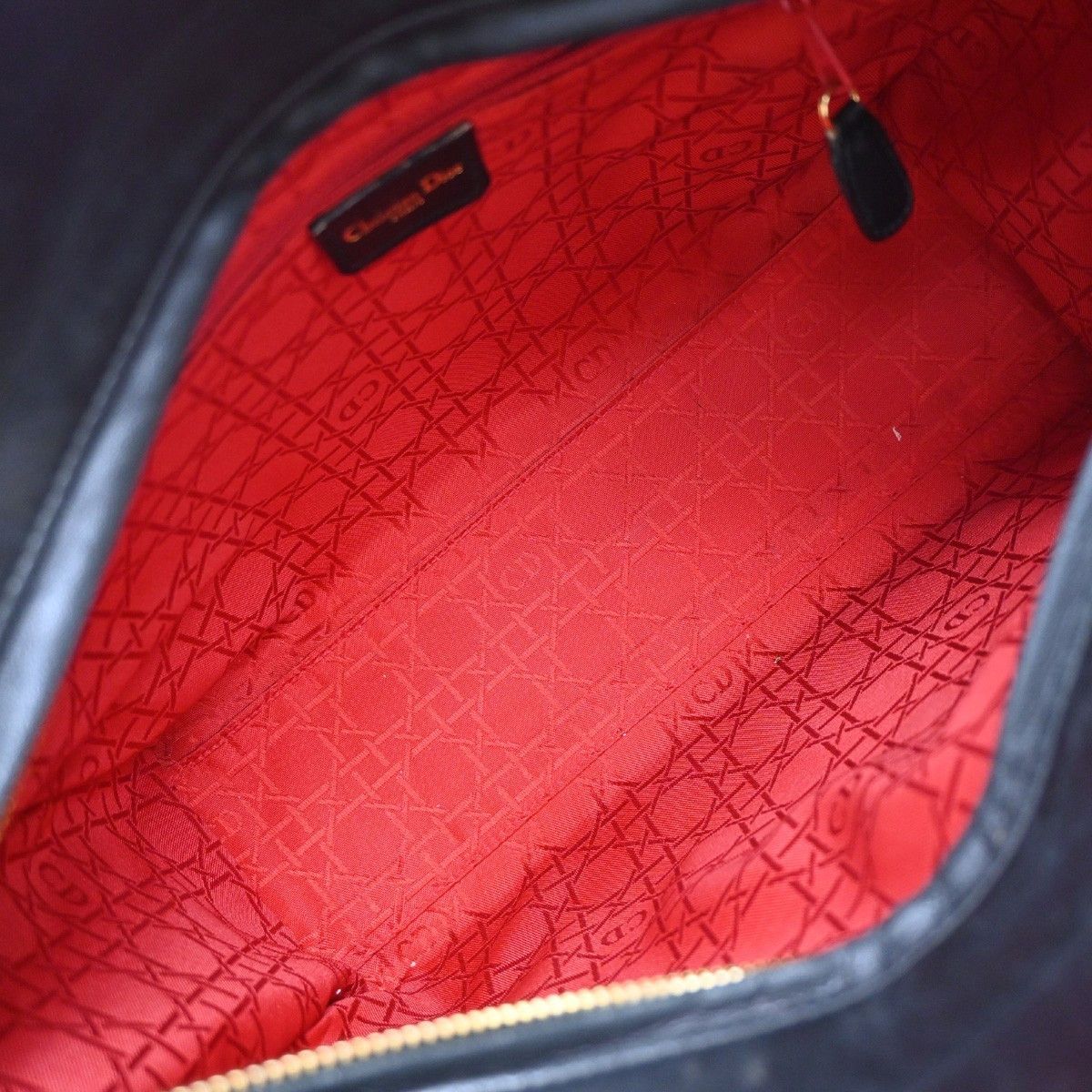 Dior Christian Dior Vintage Lady Dior Bag Cannage Quilt Lambskin Size ONE SIZE - 5 Thumbnail