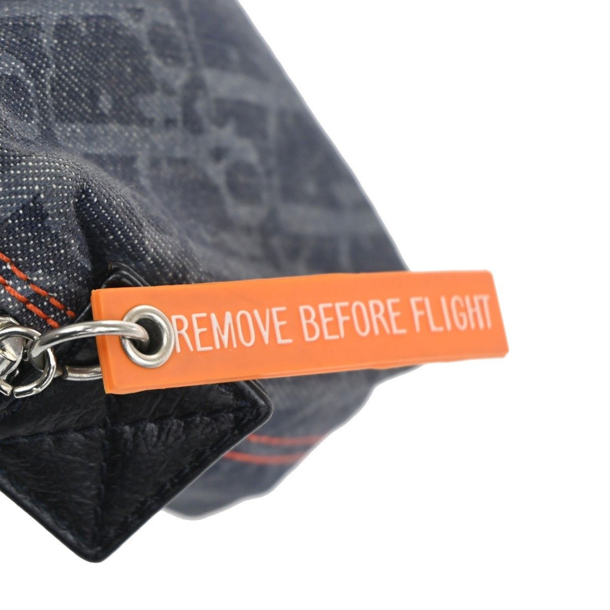 Dior Christian Dior Flight pouch Trotter Pattern Denim Size ONE SIZE - 8 Thumbnail