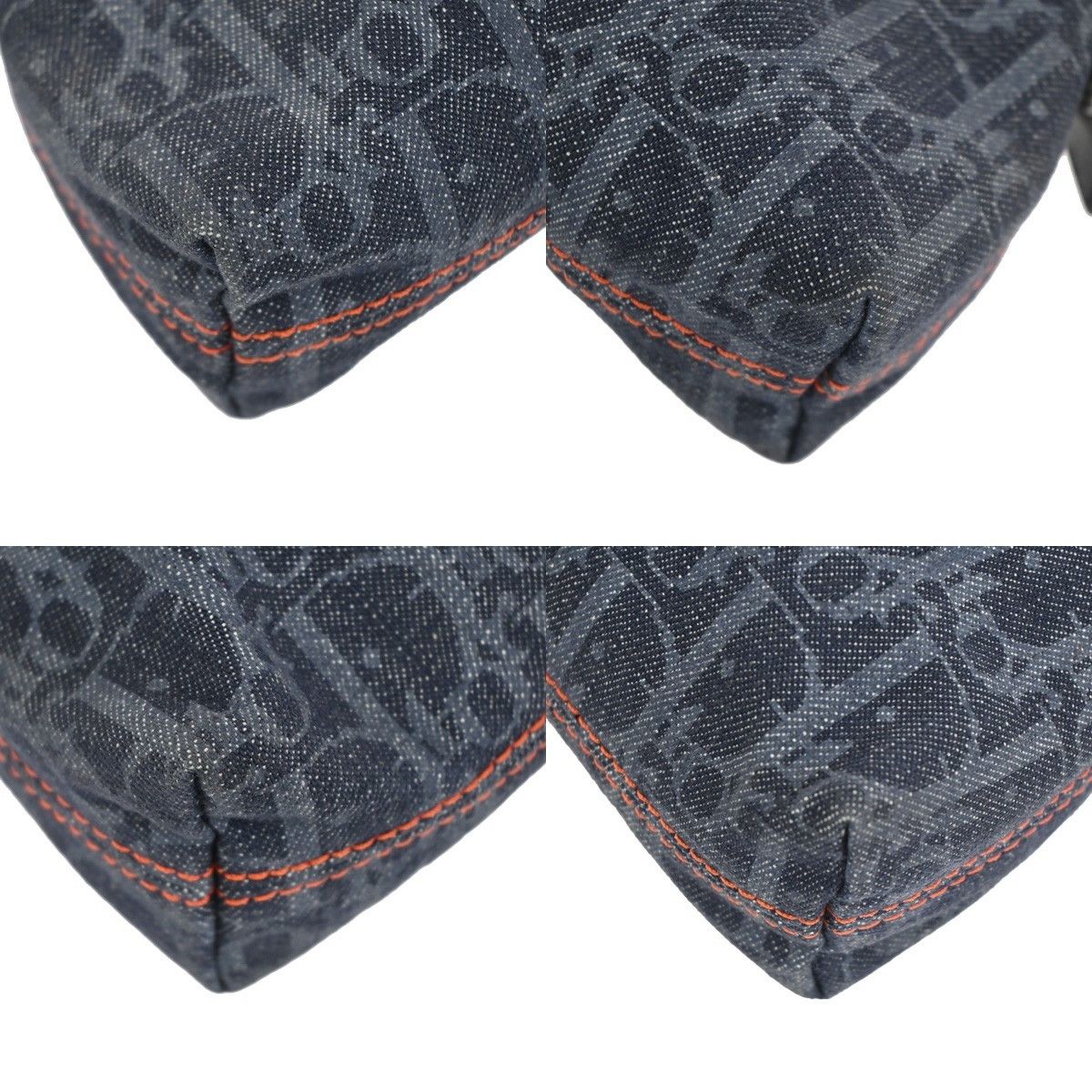 Dior Christian Dior Flight pouch Trotter Pattern Denim Size ONE SIZE - 7 Thumbnail
