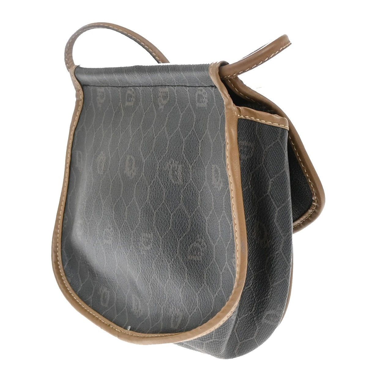 Dior Christian Dior Vintage Honeycomb Shoulder Bag Canvas and Leather Size ONE SIZE - 4 Thumbnail