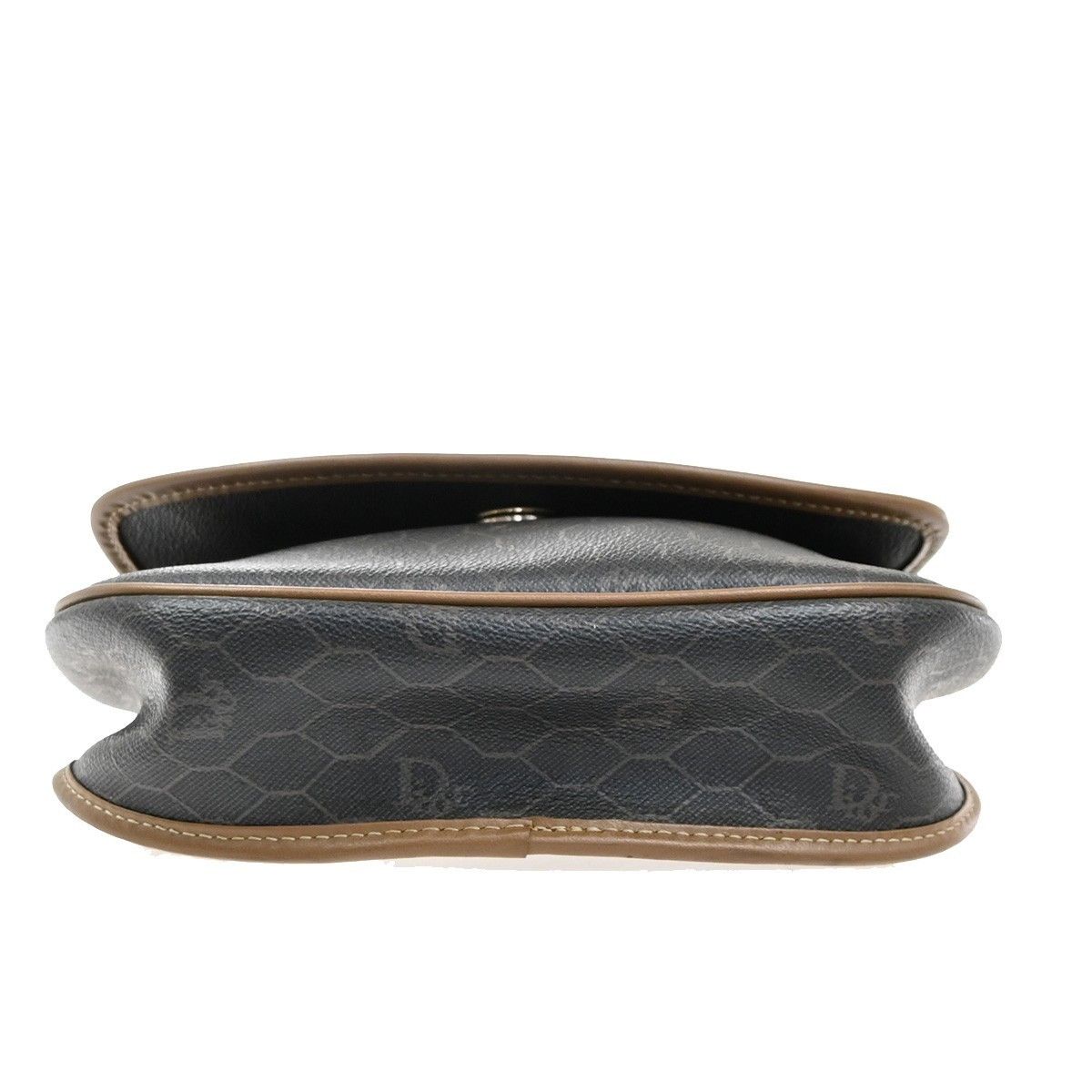 Dior Christian Dior Vintage Honeycomb Shoulder Bag Canvas and Leather Size ONE SIZE - 10 Thumbnail