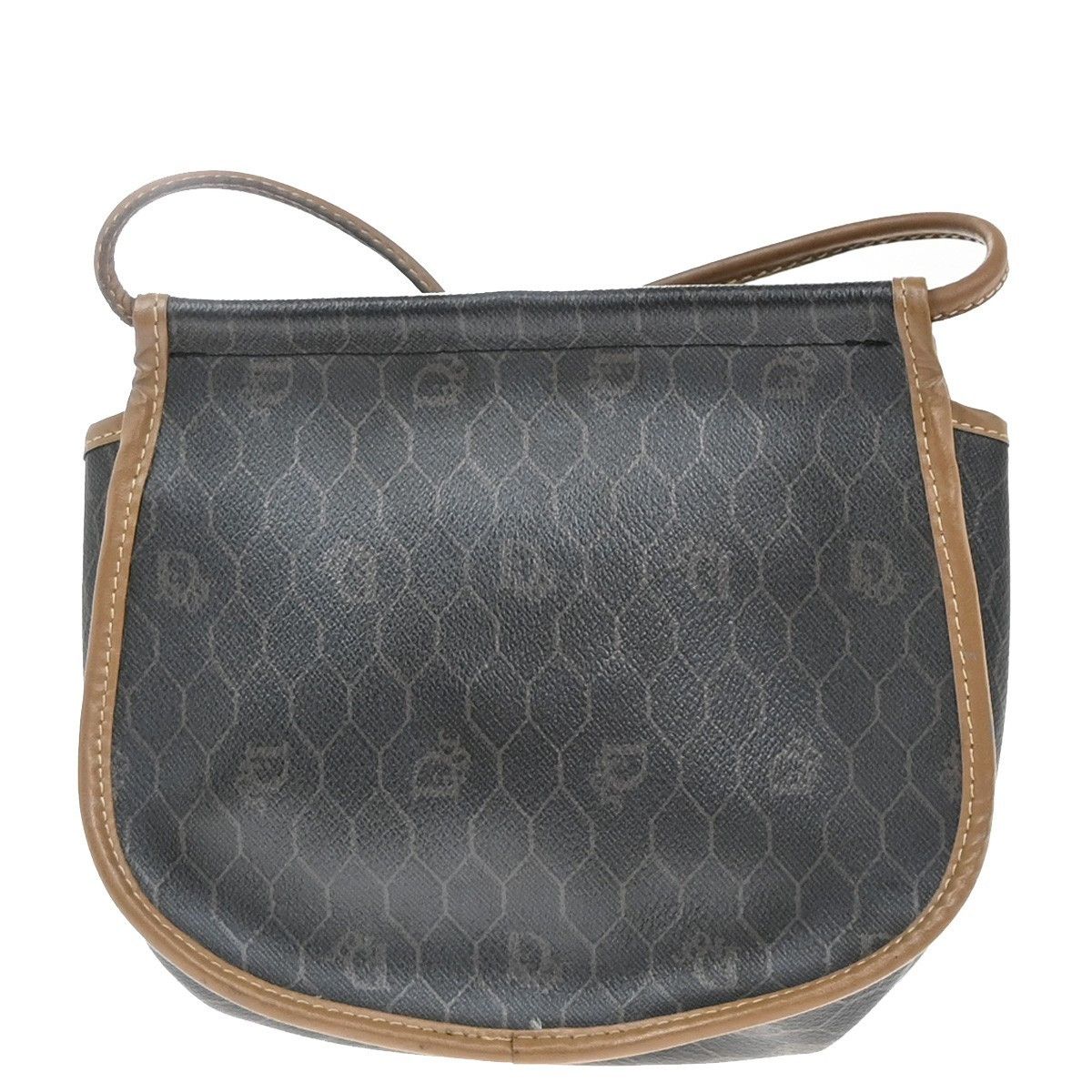 Dior Christian Dior Vintage Honeycomb Shoulder Bag Canvas and Leather Size ONE SIZE - 2 Thumbnail
