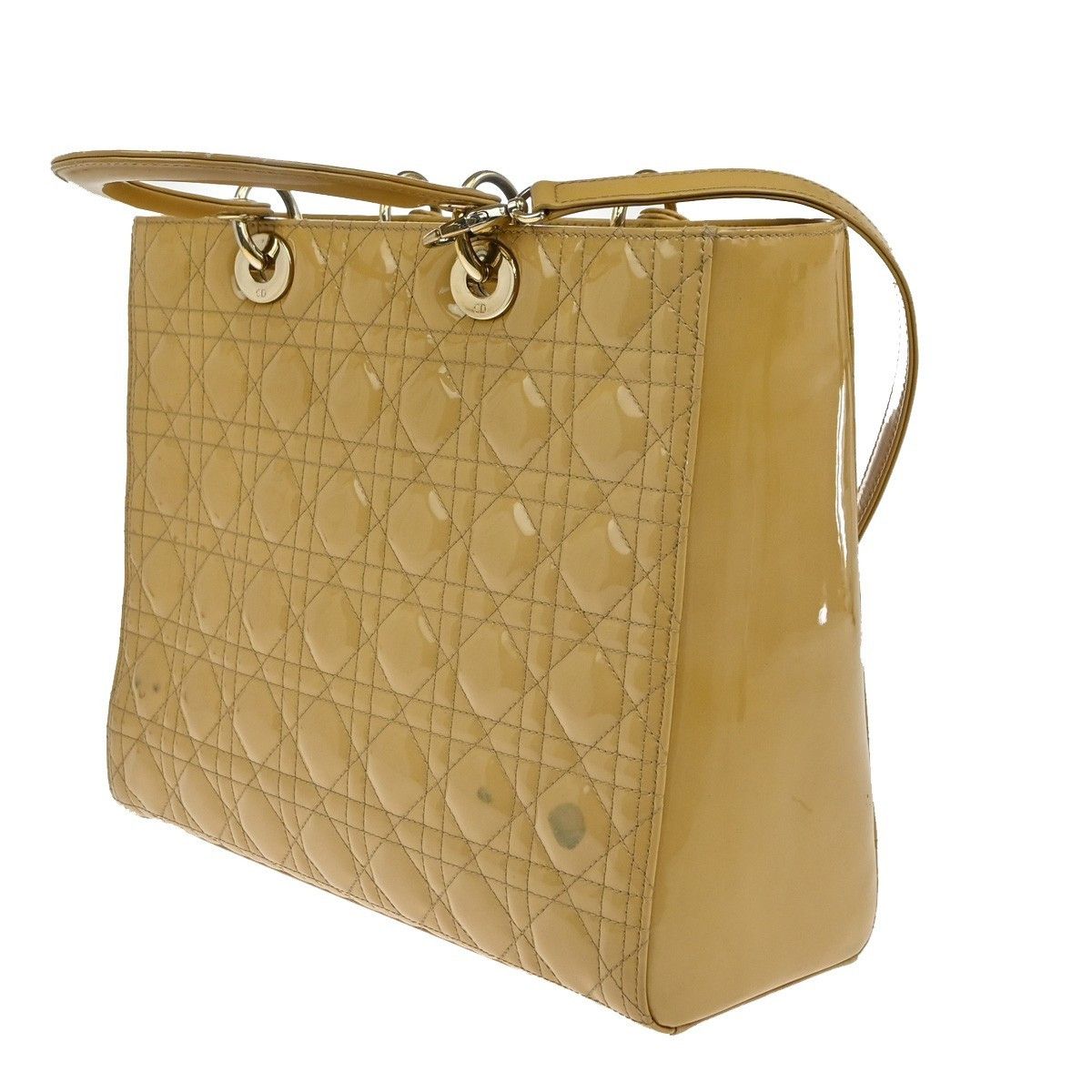 Dior Christian Dior Lady Dior Cannage Quilt Patent Size ONE SIZE - 4 Thumbnail